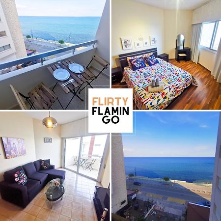 Flirty Flamingo Seaview Seafront Apartment Λάρνακα Εξωτερικό φωτογραφία